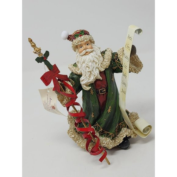 Vintage Home Interiors Classic Santa Clause Holding Naughty & Nice List NIB‎ - Picture 1 of 12